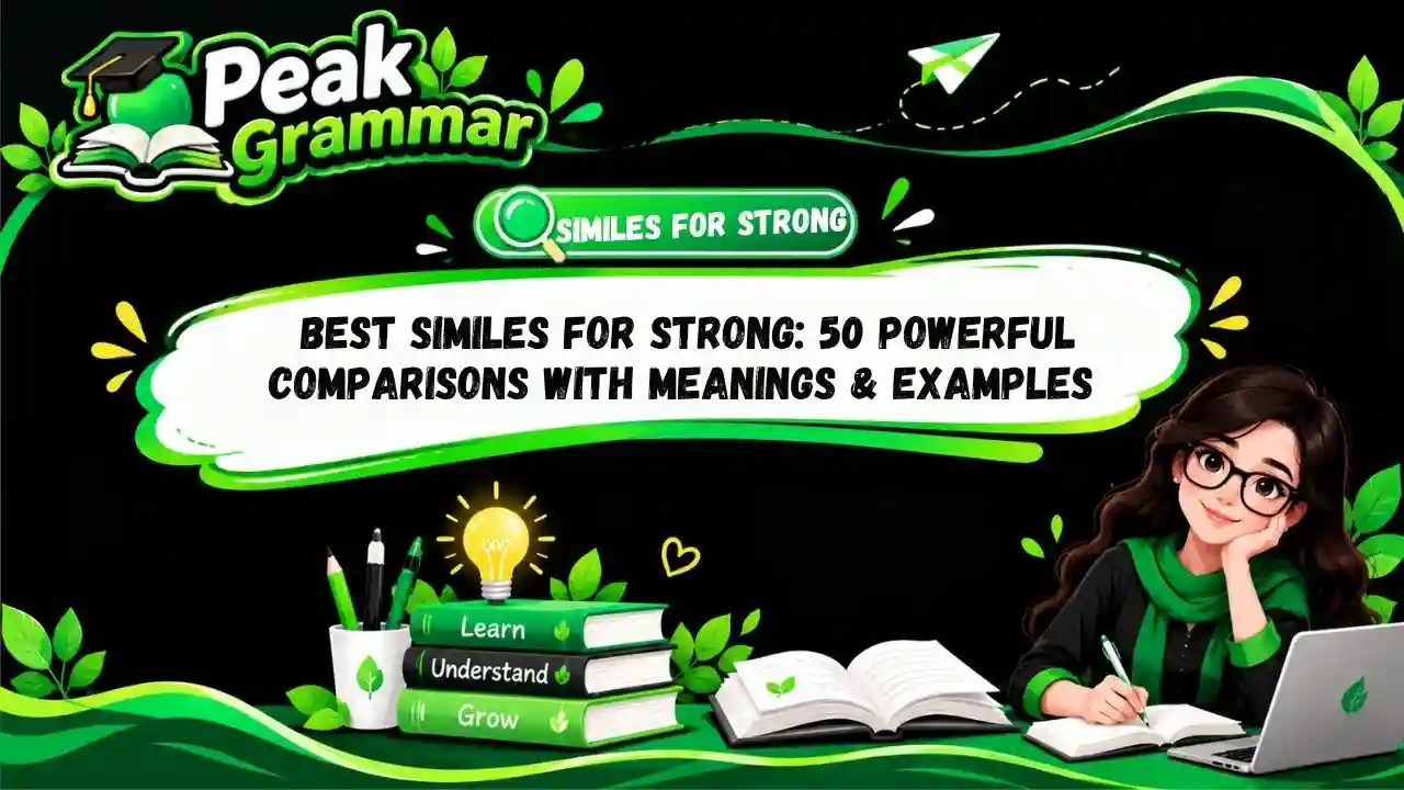 Best Similes for Strong_ 50 Powerful Comparisons With Meanings & Examples