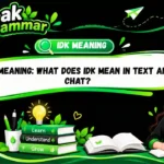 IDK Meaning_ What Does IDK Mean in Text and Chat