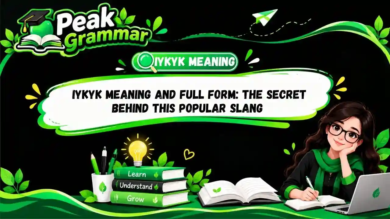 IYKYK Meaning and Full Form_ The Secret Behind This Popular Slang