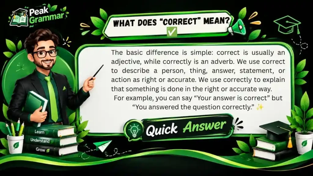 What Does “Correct” Mean_ ✅