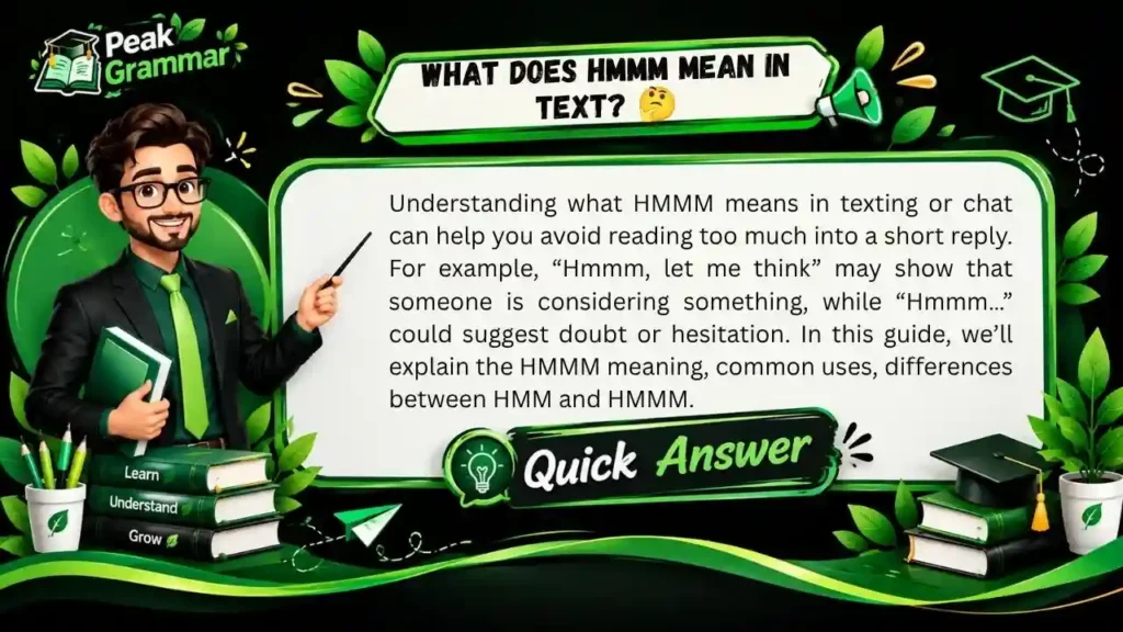 What Does HMMM Mean in Text_ 🤔