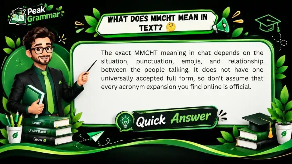What Does MMCHT Mean in Text_ 🤔