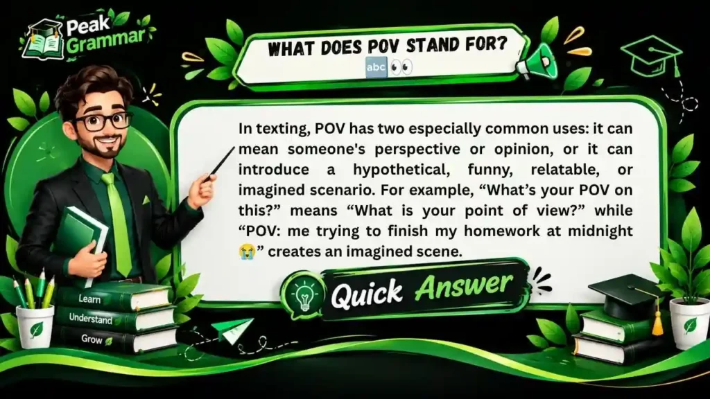 What Does POV Stand For_ 🔤👀