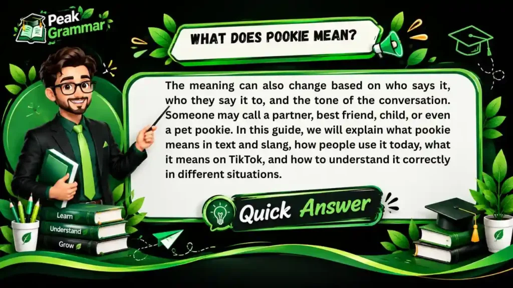 What Does Pookie Mean
