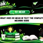 What Does RD Mean in Text The Complete Meaning Guide