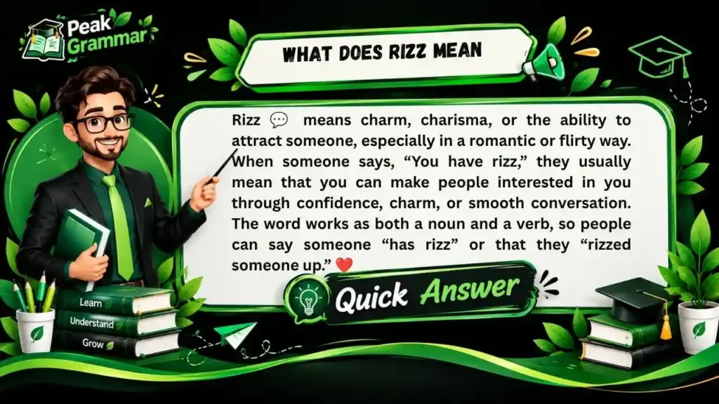 What Does Rizz Mean