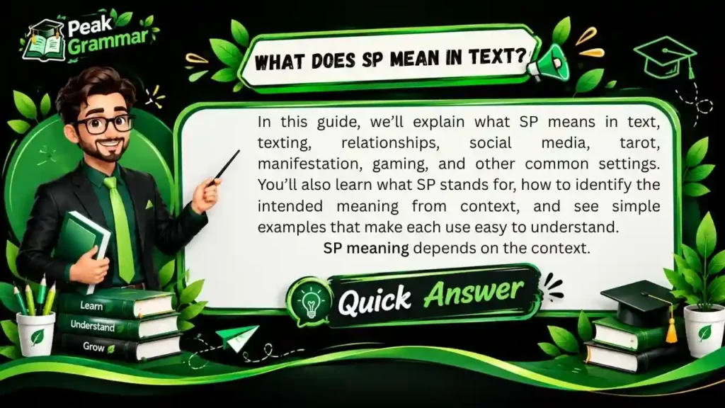 What Does SP Mean in Text_ 💬🔤