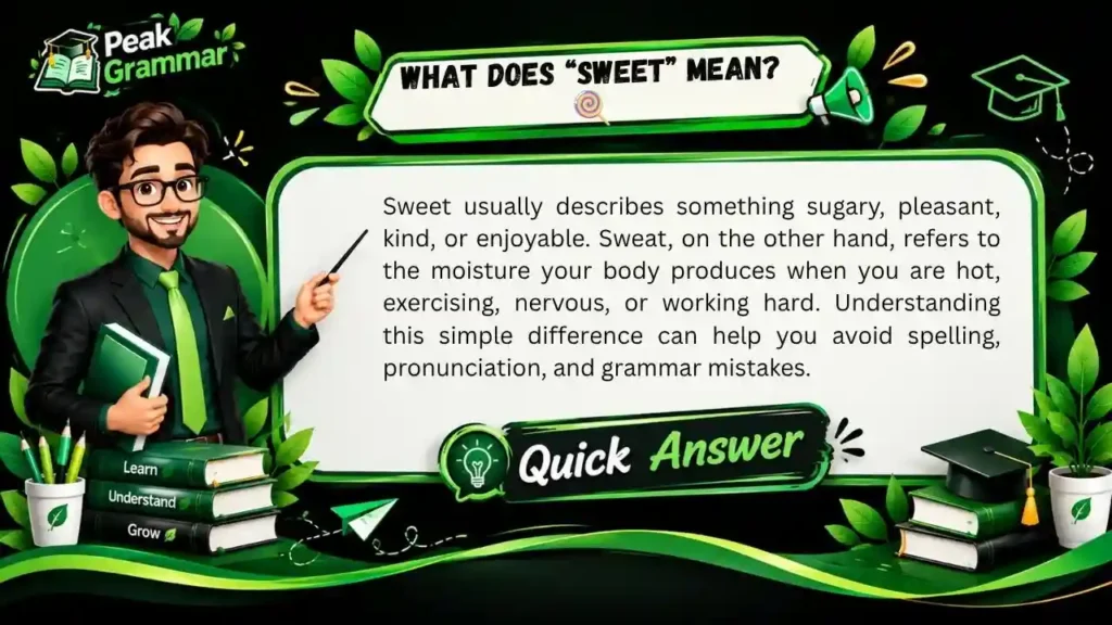 What Does “Sweet” Mean_ 🍭