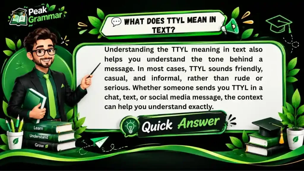 💬 What Does TTYL Mean in Text