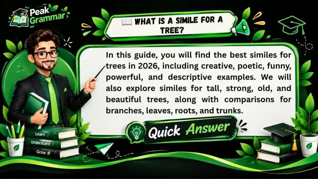 📖 What Is a Simile for a Tree