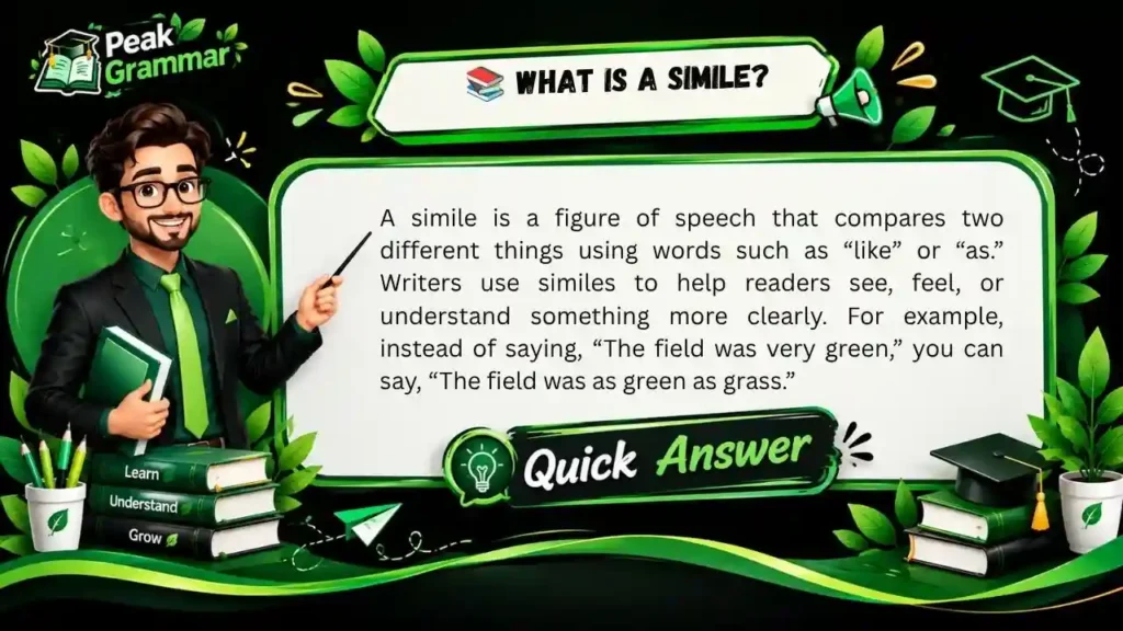 📚 What Is a Simile