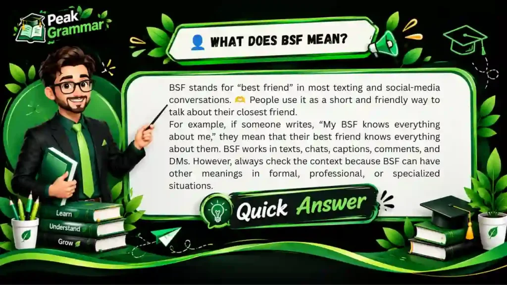 What Does BSF Mean (1)