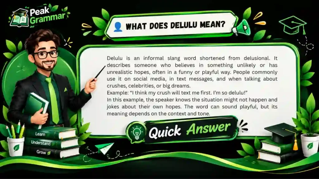 What Does Delulu Mean